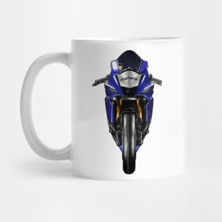 YZF R6 Bike Front View Illustration Mug